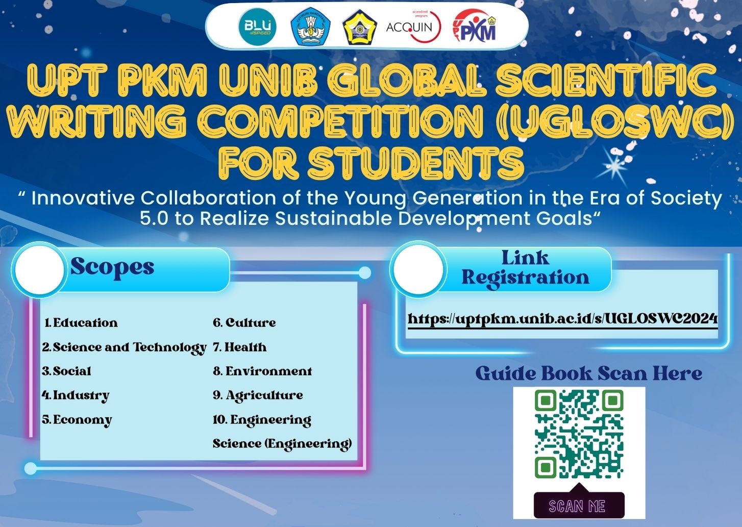 UPT PKM UNIB Global Scientific Writing Competition (UGLOSWC) 2024